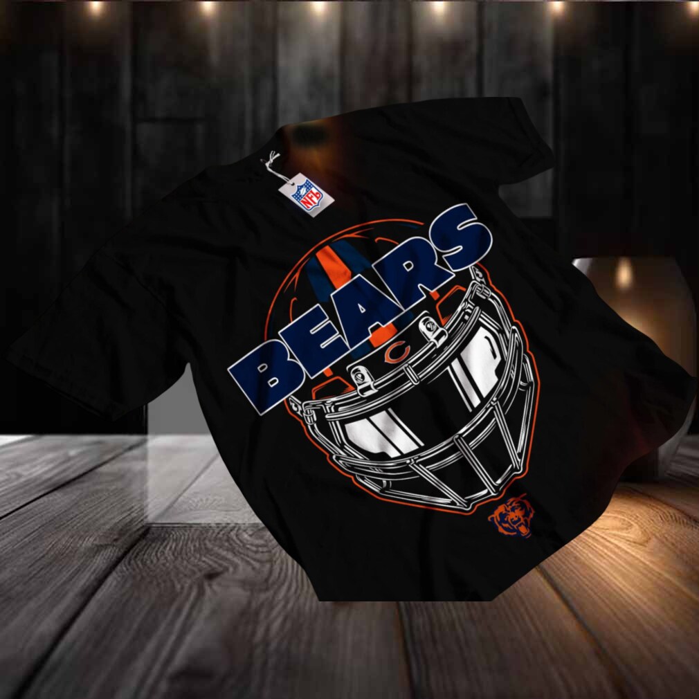 Chicago Bears Bears Wordmark and Helmet T Shirt Chicago Bears Bears Wordmark and Helmet T Shirt