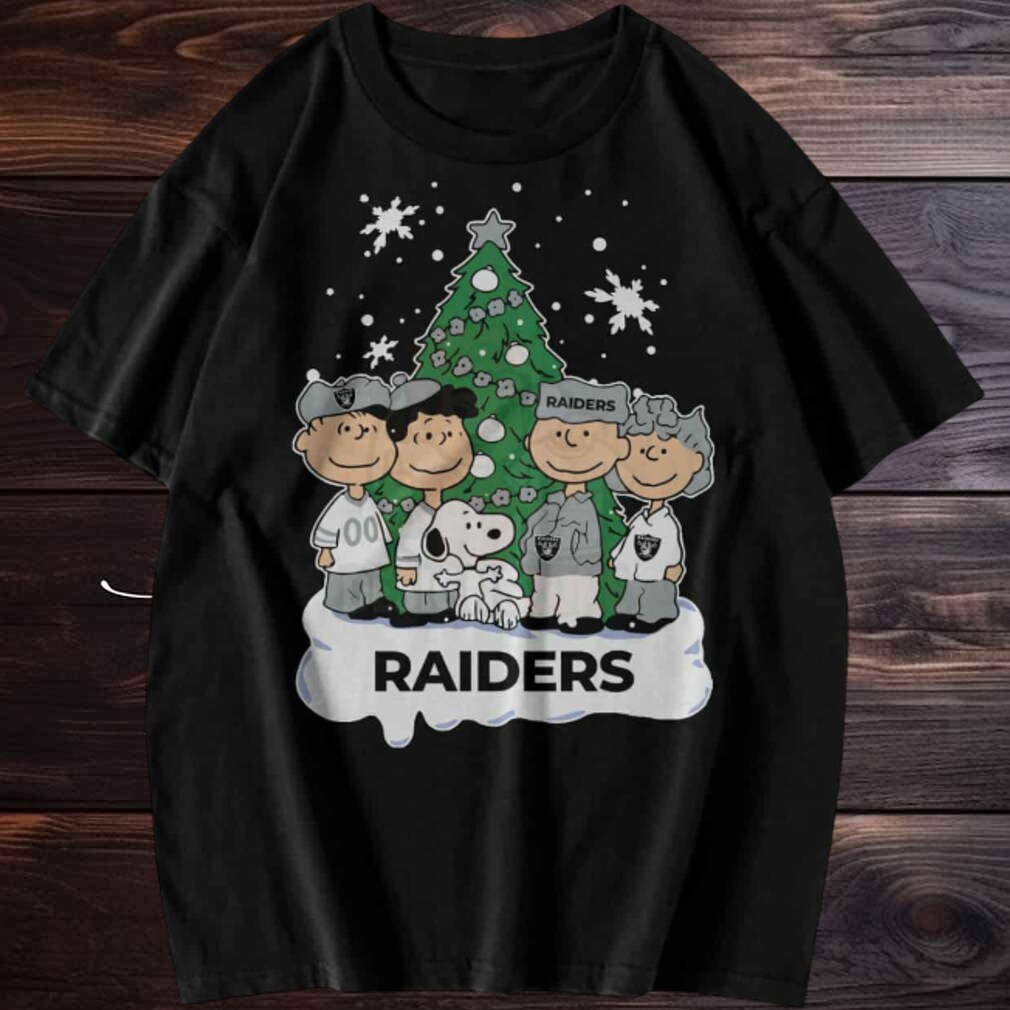 Merry Christmas Las Vegas Raiders X Peanuts Characters Shirt Merry Christmas Las Vegas Raiders X Peanuts Characters Shirt