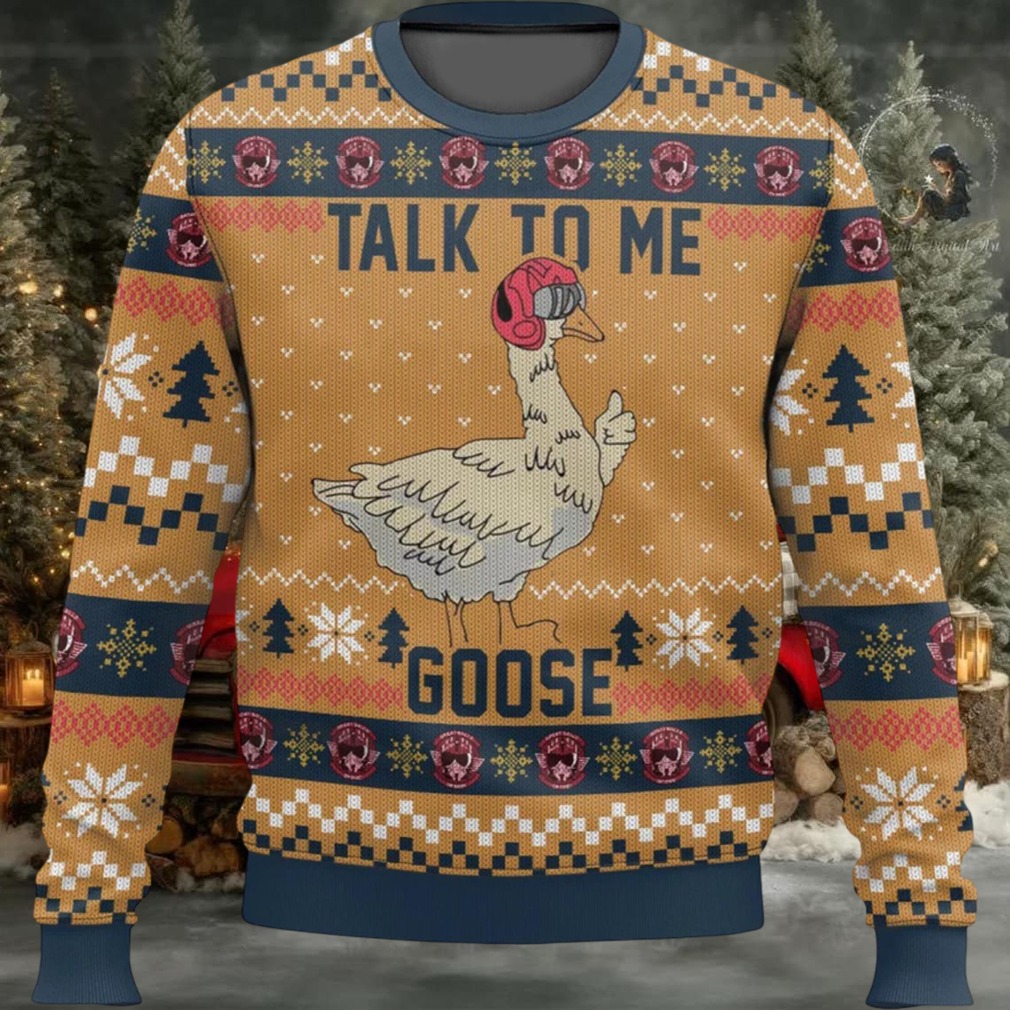 Talk To Me Goose Ugly Christmas Sweater Talk To Me Goose Ugly Christmas Sweater