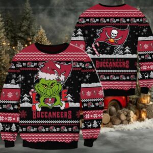 Tampa Bay Buccaneers NFL Grinch Football Limited Ugly Christmas Sweater