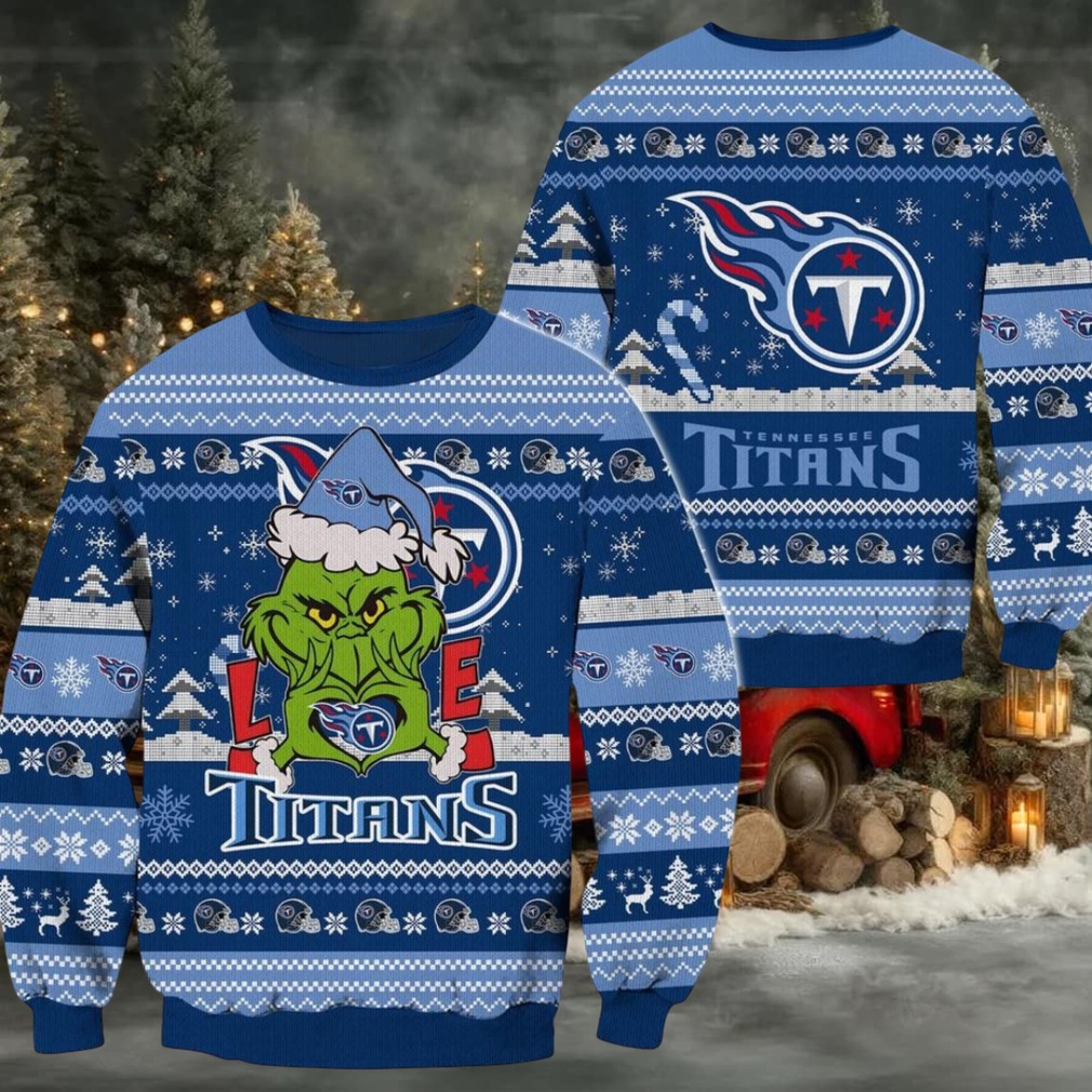 Tennessee Titans NFL Grinch Football Limited Ugly Christmas Sweater Tennessee Titans NFL Grinch Football Limited Ugly Christmas Sweater