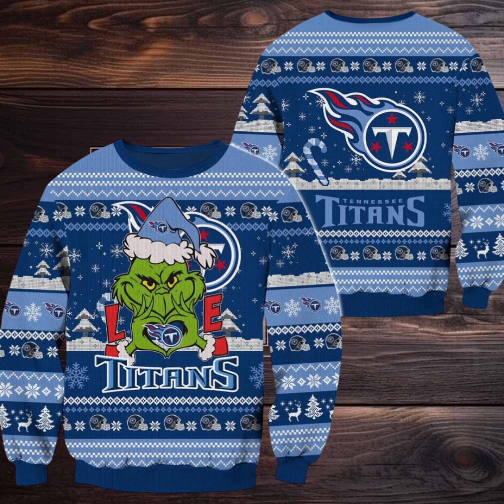 Tennessee Titans NFL Grinch Football Limited Ugly Christmas Sweater Tennessee Titans NFL Grinch Football Limited Ugly Christmas Sweater