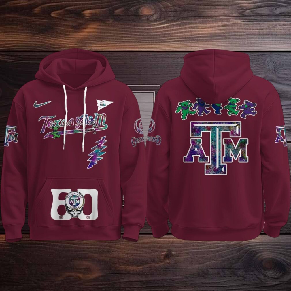 Texas A&M Aggies Celebrating Grateful Dead 60th Anniversary 2025 Hoodie T Shirt Texas A&M Aggies Celebrating Grateful Dead 60th Anniversary 2025 Hoodie T Shirt