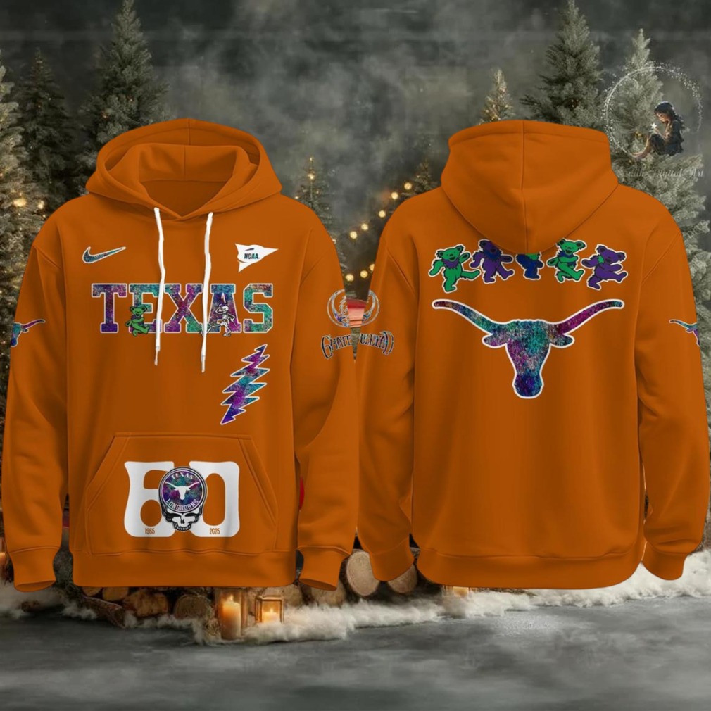 Texas Longhorns Celebrating Grateful Dead 60th Anniversary 2025 Hoodie T Shirt Texas Longhorns Celebrating Grateful Dead 60th Anniversary 2025 Hoodie T Shirt