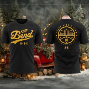 The Bend Replica Notre Dame Sound Bend’s Team 2 sided t shirt