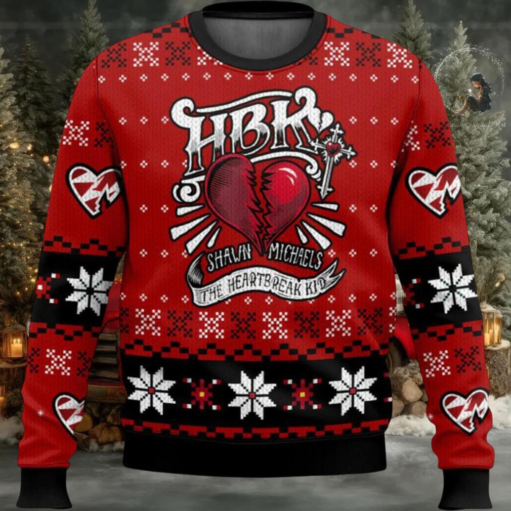 The Heartbreak Kid Shawn Michaels Ugly Christmas Sweater The Heartbreak Kid Shawn Michaels Ugly Christmas Sweater