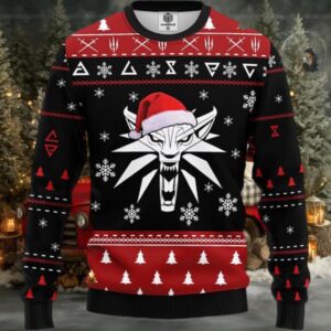 The Witcher Ugly Christmas Sweater Amazing Gift Funny Ugly Sweater