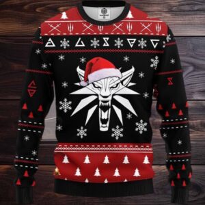 The Witcher Ugly Christmas Sweater Amazing Gift Funny Ugly Sweater