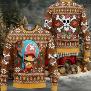 Tony Tony Chopper Anime Xmas One Piece Ugly Christmas Sweater