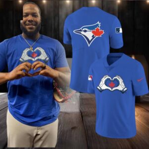 Toronto Blue Jays MLB Heart Hands Sharing 2025 Personalized Football Jersey