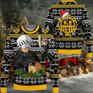 Trafalgar Law Anime Xmas Gifts One Piece Ugly Christmas Sweater