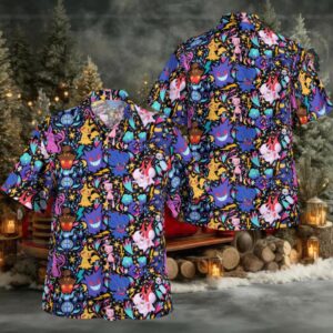 Tropical Ghost Pokemon Hawaiian Shirt