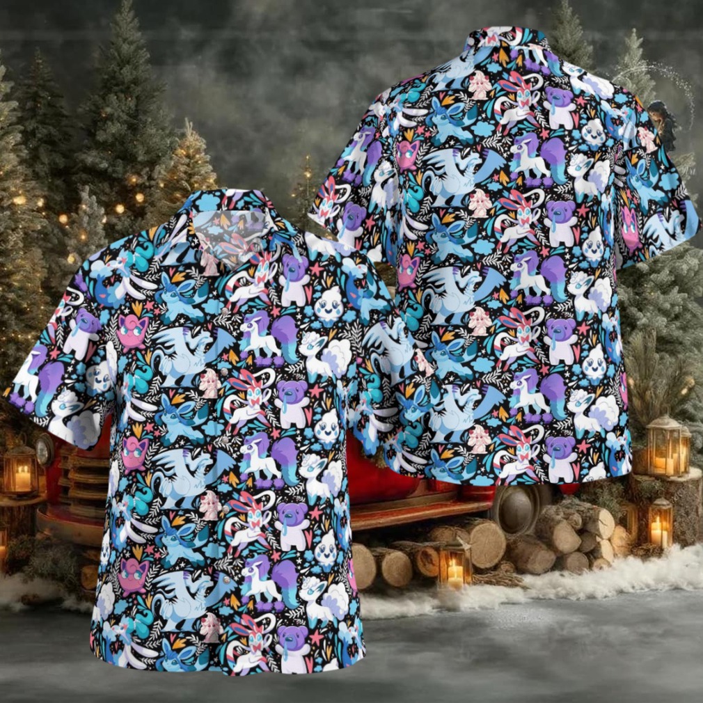 Tropical Ice Pokemon Hawaiian Shirt Tropical Ice Pokemon Hawaiian Shirt
