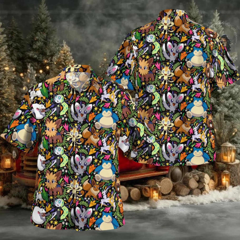 Tropical Pokemon Hawaiian Shirt Tropical Pokemon Hawaiian Shirt