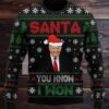 Santa Living In An Golf Wonderland Ugly Christmas Sweater Santa Living In An Golf Wonderland Ugly Christmas Sweater