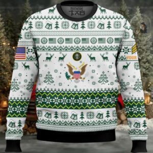 US Army This We’ll Defend – Custom Name And Rank Ugly Sweater US Army This We’ll Defend – Custom Name And Rank Ugly Sweater