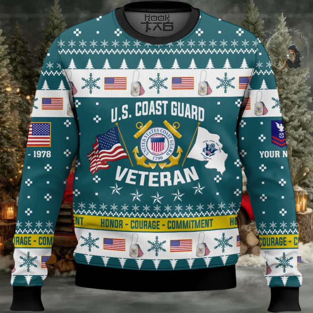 US Coast Guard I Served My Country And Damn Proud Of It – Custom Name, Rank And Years Of Service Ugly Sweater US Coast Guard I Served My Country And Damn Proud Of It – Custom Name, Rank And Years Of Service Ugly Sweater