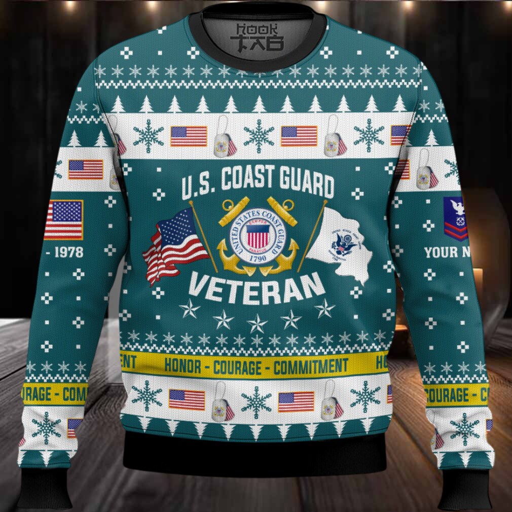 US Coast Guard I Served My Country And Damn Proud Of It – Custom Name, Rank And Years Of Service Ugly Sweater US Coast Guard I Served My Country And Damn Proud Of It – Custom Name, Rank And Years Of Service Ugly Sweater