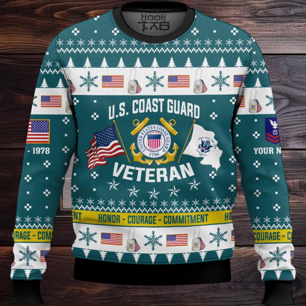 US Coast Guard I Served My Country And Damn Proud Of It – Custom Name, Rank And Years Of Service Ugly Sweater US Coast Guard I Served My Country And Damn Proud Of It – Custom Name, Rank And Years Of Service Ugly Sweater