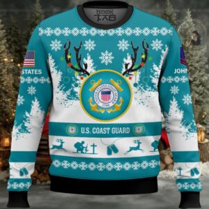 US Coast Guard You’ll Never Walk Alone – Custom Name and Rank Ugly Sweater US Coast Guard You’ll Never Walk Alone – Custom Name and Rank Ugly Sweater