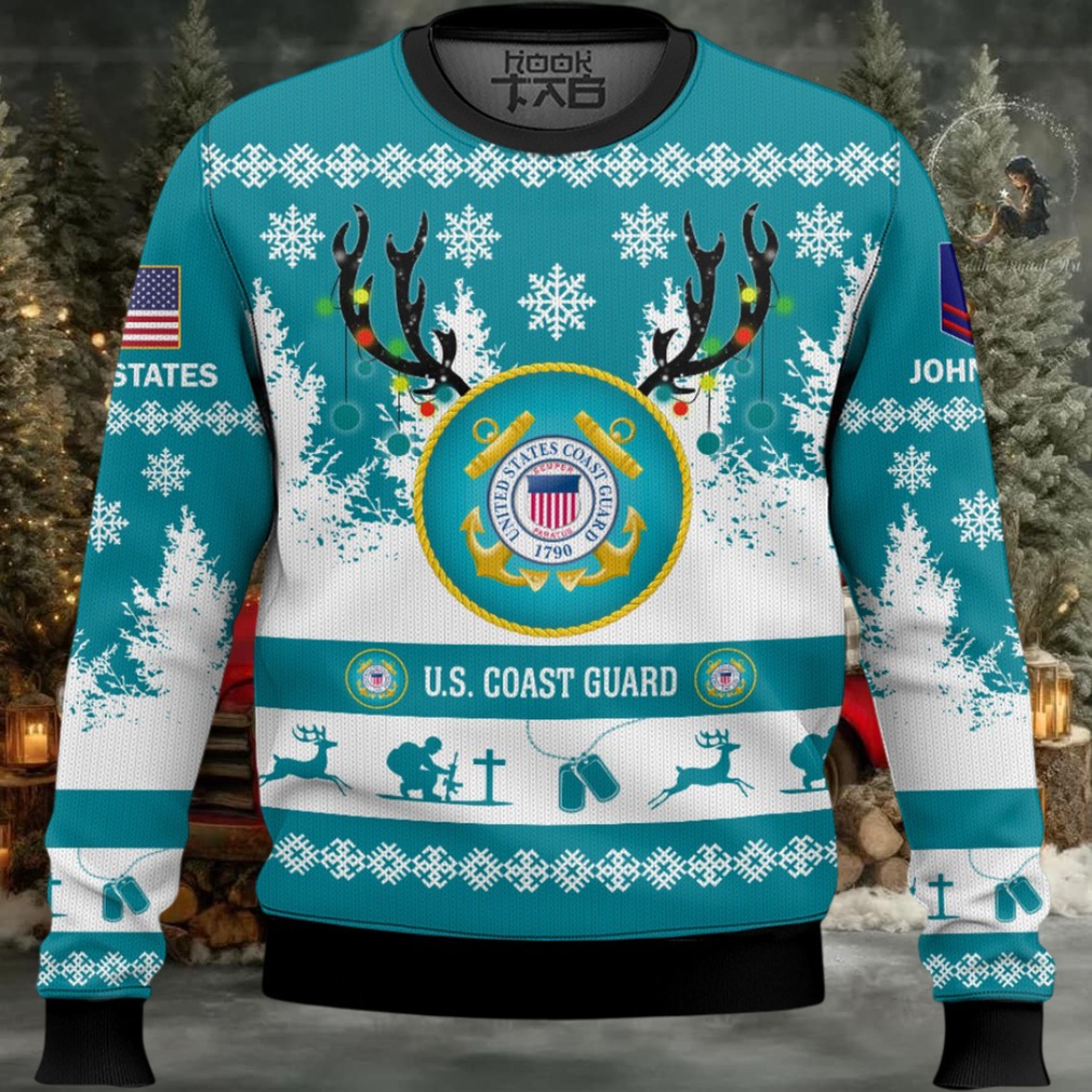 US Coast Guard You’ll Never Walk Alone – Custom Name and Rank Ugly Sweater US Coast Guard You’ll Never Walk Alone – Custom Name and Rank Ugly Sweater