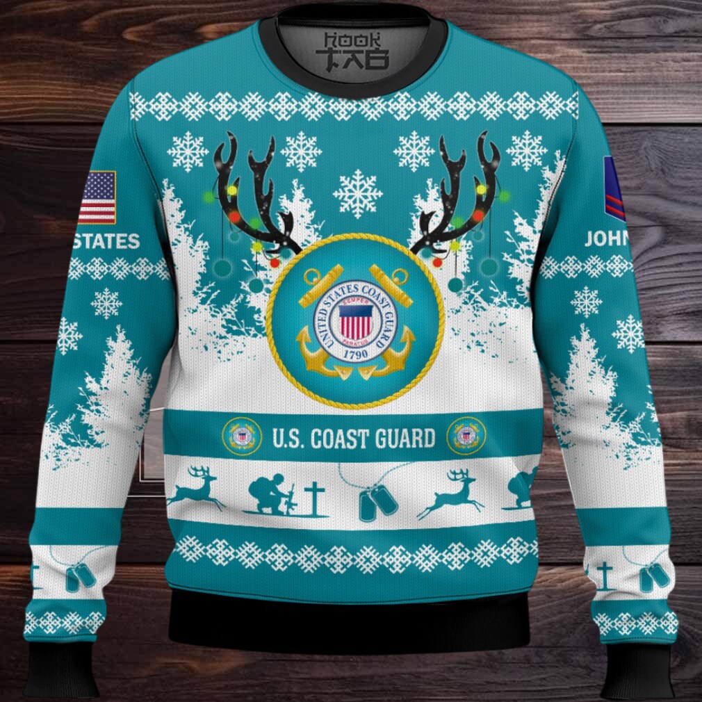 US Coast Guard You’ll Never Walk Alone – Custom Name and Rank Ugly Sweater US Coast Guard You’ll Never Walk Alone – Custom Name and Rank Ugly Sweater