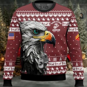 US Marine Corps Nobody Gives Me This Title I Earned It – Custom Name, Rank And Years Of Service Ugly Sweater US Marine Corps Nobody Gives Me This Title I Earned It – Custom Name, Rank And Years Of Service Ugly Sweater