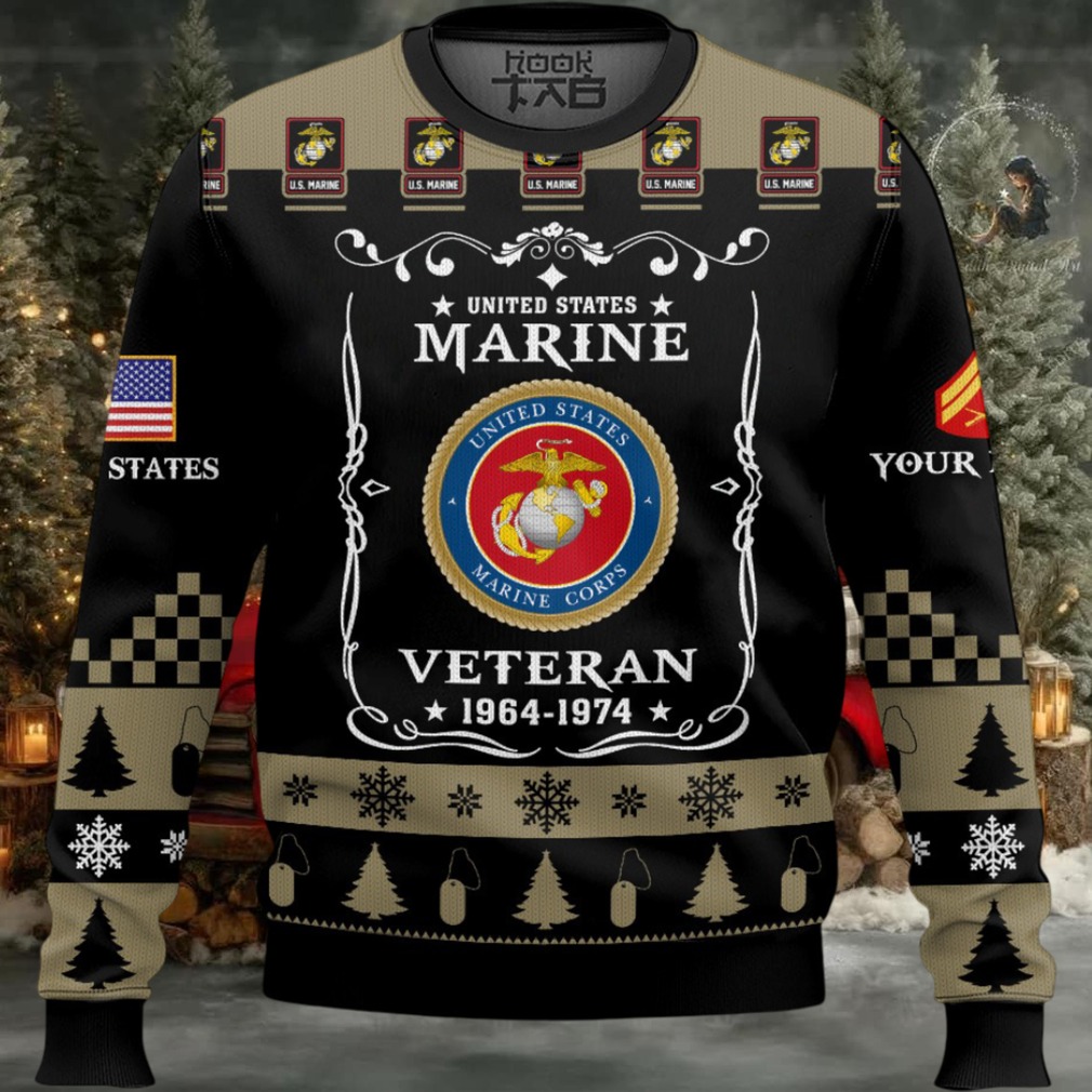 US Marine Corps Once I Took a Solemn Oath – Custom Name And Rank Ugly Sweater US Marine Corps Once I Took a Solemn Oath – Custom Name And Rank Ugly Sweater