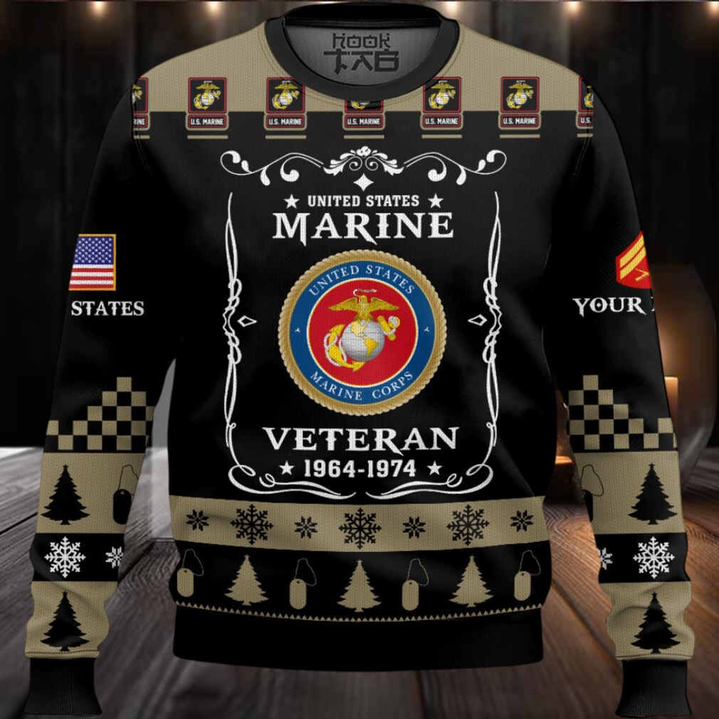 US Marine Corps Once I Took a Solemn Oath – Custom Name And Rank Ugly Sweater US Marine Corps Once I Took a Solemn Oath – Custom Name And Rank Ugly Sweater