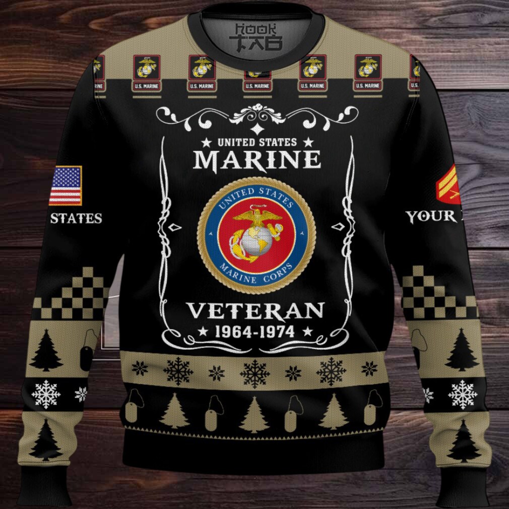 US Marine Corps Once I Took a Solemn Oath – Custom Name And Rank Ugly Sweater US Marine Corps Once I Took a Solemn Oath – Custom Name And Rank Ugly Sweater