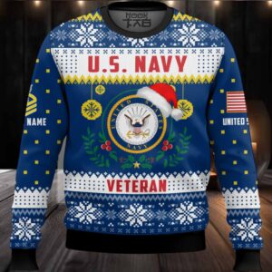 US Navy Don’t Judge What You Don’t Understand – Custom Name And Rank Ugly Sweater