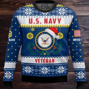 US Navy Don’t Judge What You Don’t Understand – Custom Name And Rank Ugly Sweater