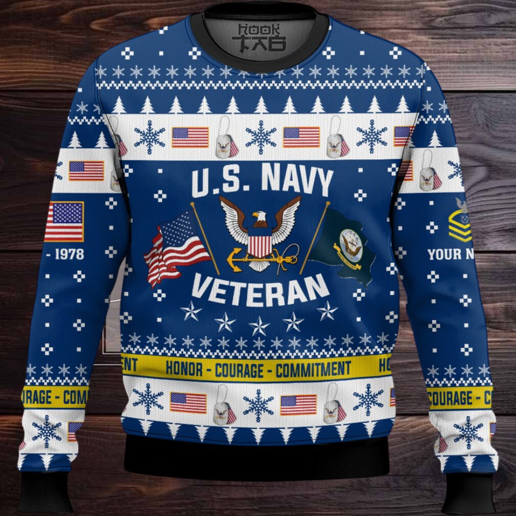 US Navy I Served My Country And Damn Proud Of It – Custom Name, Rank And Years Of Service Ugly Sweater US Navy I Served My Country And Damn Proud Of It – Custom Name, Rank And Years Of Service Ugly Sweater