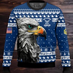 US Navy Nobody Gives Me This Title I Earned It – Custom Name, Rank And Years Of Service Ugly Sweater