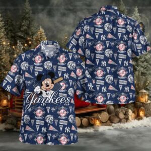 New York Yankees Mickey Hawaiian Shirt