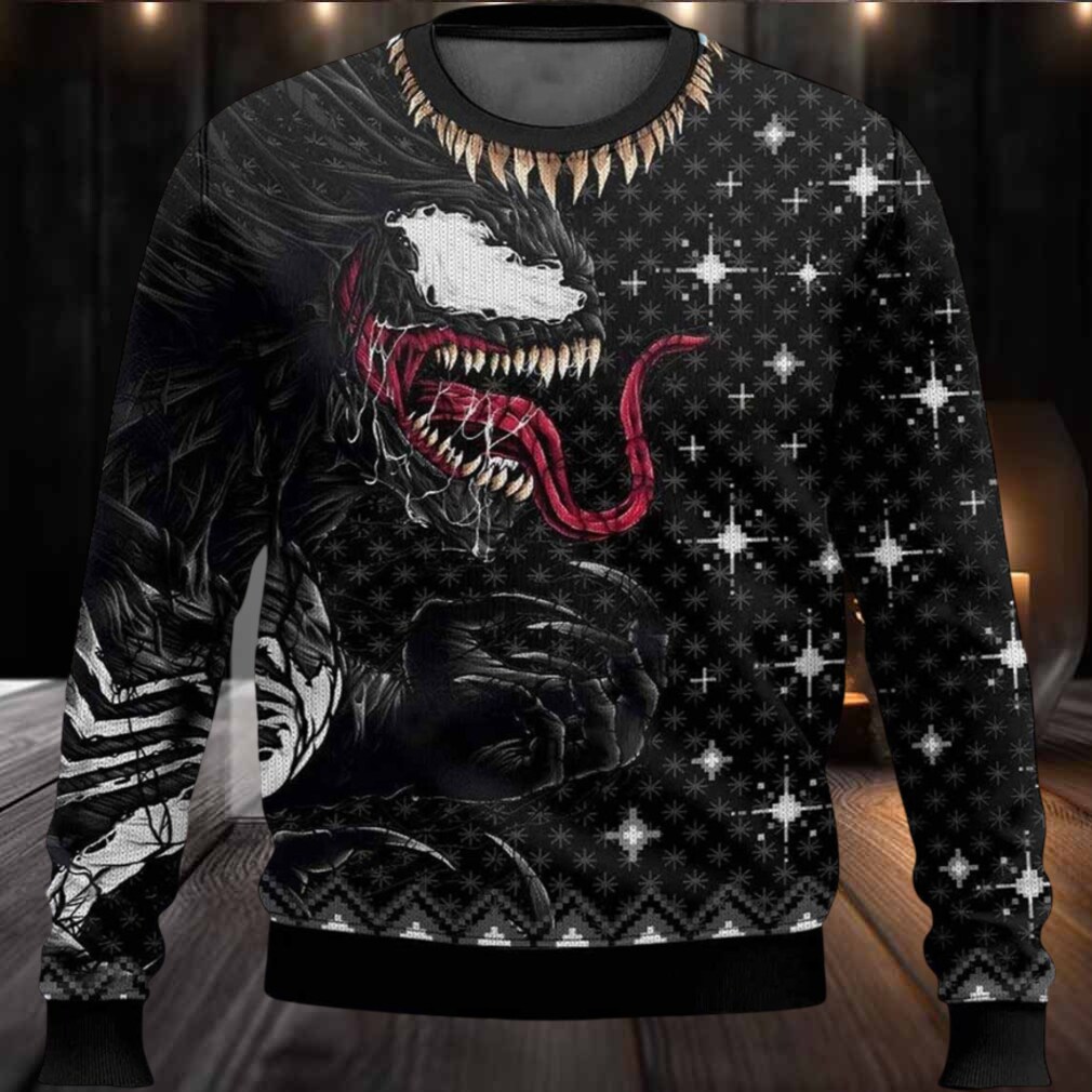 Venom The Last Dance Ugly Christmas Sweater Venom The Last Dance Ugly Christmas Sweater