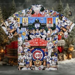 Vintage Chicago Cubs The Champions Hawaiian Shirt