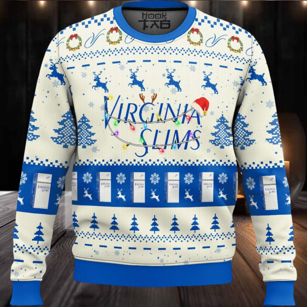 Virginia Slims Ugly Christmas Sweater Virginia Slims Ugly Christmas Sweater