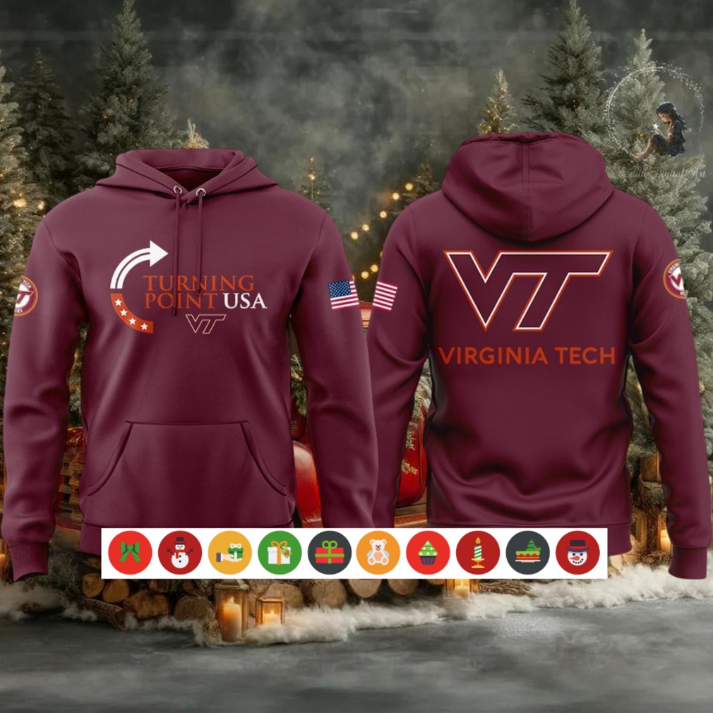 Virginia Tech Hokies Turning Point USA Hoodie Shirt Virginia Tech Hokies Turning Point USA Hoodie Shirt