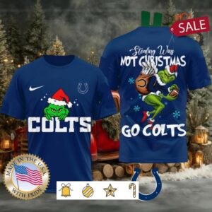 Indianapolis Colts NFL Grinch Dr. Seuss Stealing Wins Not Christmas Shirt