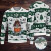 White Coors Banquet Drinking Bear and Reindeer Christmas Pattern Ugly Sweater White Coors Banquet Drinking Bear and Reindeer Christmas Pattern Ugly Sweater