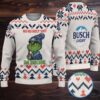 Black Orange Jameson Holiday Spirit Bourbon Pixel Knit Christmas Ugly Sweater