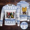 Teal & Cream Chevron Pattern “Chicago Bears Classic Logo” Ugly Christmas Sweater Teal & Cream Chevron Pattern “Chicago Bears Classic Logo” Ugly Christmas Sweater
