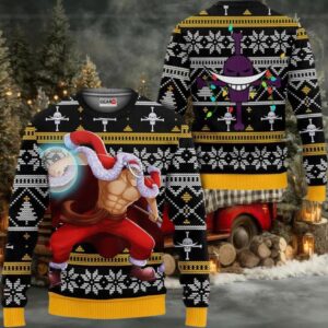 Whitebeard Anime Xmas Gifts One Piece Ugly Christmas Sweater