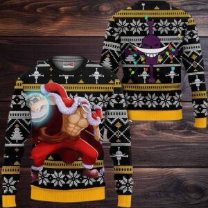 Whitebeard Anime Xmas Gifts One Piece Ugly Christmas Sweater