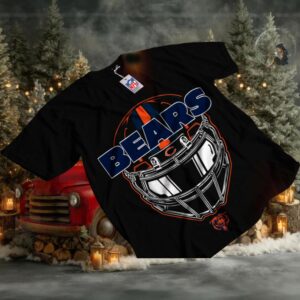 Chicago Bears Bears Wordmark and Helmet T Shirt
