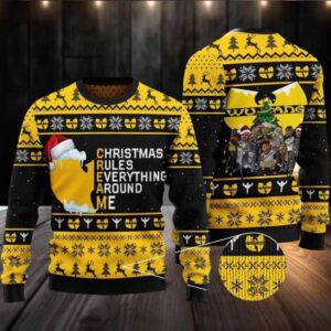 Wu Tang Clan Christmas Rules Everything Around Me Ugly Sweater