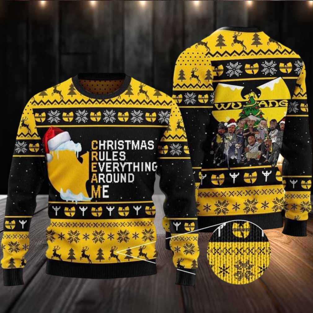 Wu Tang Clan Christmas Rules Everything Around Me Ugly Sweater Wu Tang Clan Christmas Rules Everything Around Me Ugly Sweater