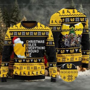 Wu Tang Clan Christmas Rules Everything Around Me Ugly Sweater