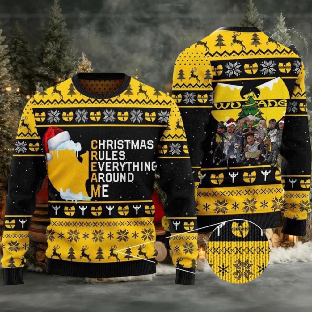 Wu Tang Clan Christmas Rules Everything Around Me Ugly Sweater Wu Tang Clan Christmas Rules Everything Around Me Ugly Sweater